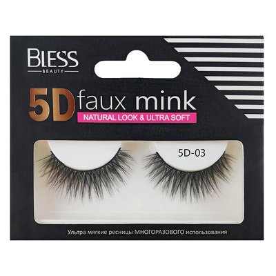 Накладные ресницы Bless Beauty 5D Faux Mink 5D-03 BLRS-03 фото