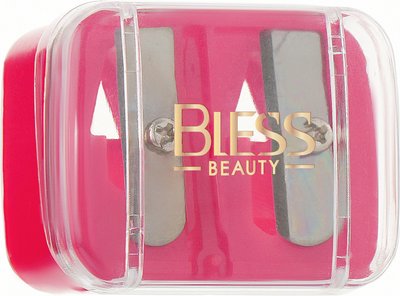Точилка подвійна для олівців Bless Beauty - рожева TKB-07 фото