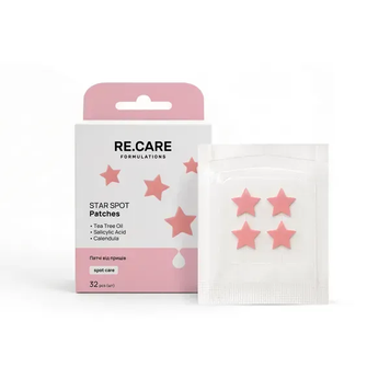 Патчі від прищів RE.CARE Star Spot Patches, 32 шт. 4823109415539 фото від MYRIAM