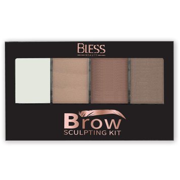 Тіні для брів Bless Beauty Brow Sculpting Kit - №2 BLBSK-02 фото від MYRIAM