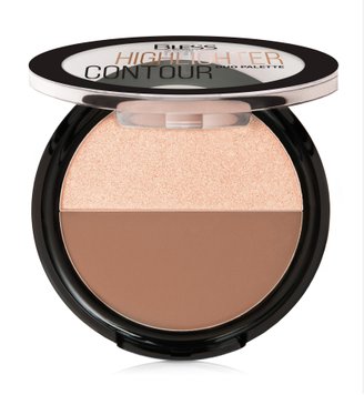 Палетка Bless Beauty DUO PALETTE HIGHLIGHTER CONTOUR - №1 BDPHC-01 фото от MYRIAM