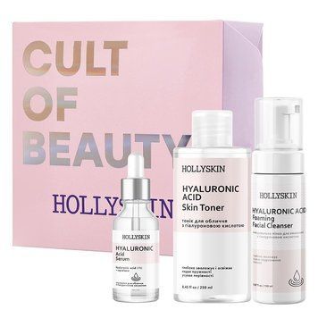 Набір HOLLYSKIN Hyaluronic Acid Basic Care 4820200410487 фото від MYRIAM
