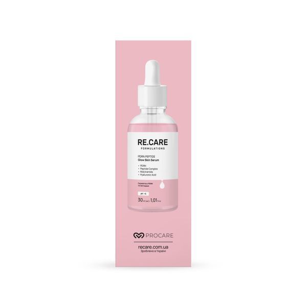 Сироватка з PDRN та пептидами Peptide Glow Skin Serum RE.CARE 30 мл 4823109414662 фото від MYRIAM