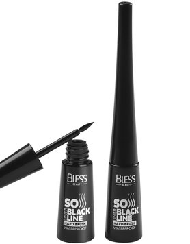 Подводка для глаз Bless Beauty So Black Eyeliner с твердой кисточкой BPL-H фото от MYRIAM