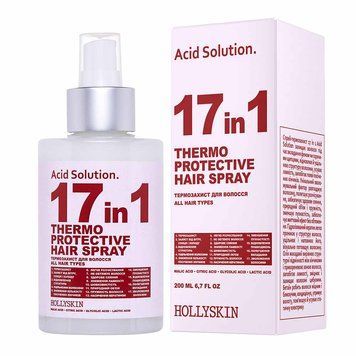 Спрей-термозахист для волосся 17 in 1 HOLLYSKIN Acid Solution 4823109701137 фото від MYRIAM