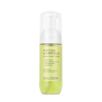 Пінний тонер HOLLYSKIN Matcha & Centella для зменшення видимих ознак подразнення 4823109705890 фото від MYRIAM