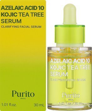 Сироватка з азелаїновою кислотою Purito Seoul Azelaic Acid 10 Kojic Tea Tree Serum 30 мл 8809563103980 фото від MYRIAM
