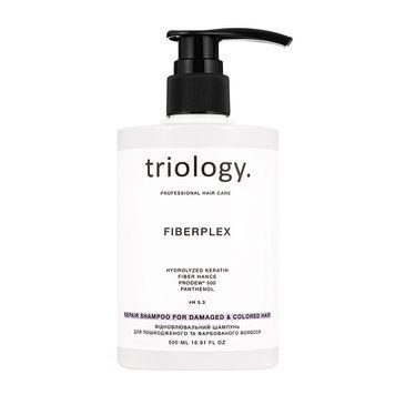 Відновлювальний шампунь Triology для пошкодженого та фарбованого волосся FIBERPLEX 4823109705340 фото від MYRIAM