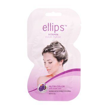 Маска для волосся Ellips Hair Mask Сяйво кольору 20 г 0077 фото від MYRIAM