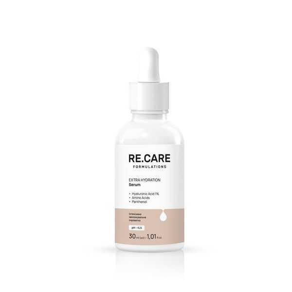 Интенсивная увлажняющая сыворотка RE.CARE Extra Hydration Serum 30 мл 4823109411319 фото от MYRIAM