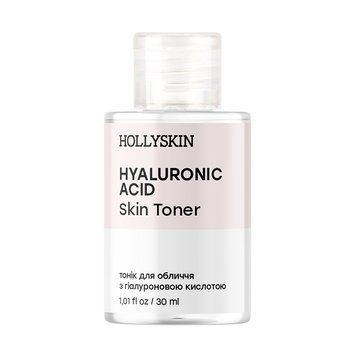 Тонік для обличчя HOLLYSKIN Hyaluronic Acid Skin Toner (travel size) 30 ml 4820200410074 фото від MYRIAM