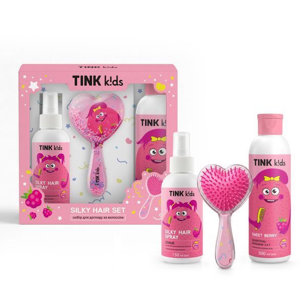 Набір для догляду за волоссям Tink Kids Silky Hair Set 4823109414693 фото від MYRIAM