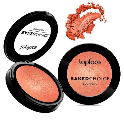 Рум'яна запечена Topface Baked Choice Rich Touch Blush PT703 №04 (Shimmer Peach) PT703-04 фото
