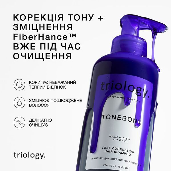 Шампунь для корекції тону волосся TONEBOND Triology 250 мл 4823109706538 фото від MYRIAM