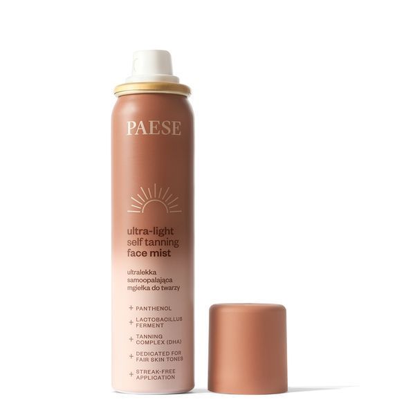 Ультралегкий спрей для автозасмаги обличчя Paese Ultra-light Self Tanning Face Mist 75 мл 5902627630552 фото від MYRIAM