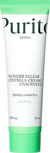 Крем відновлювальний з центеллою без олій Purito Seoul Wonder Releaf Centella Cream Unscented 50 мл 8809563102471 фото від MYRIAM