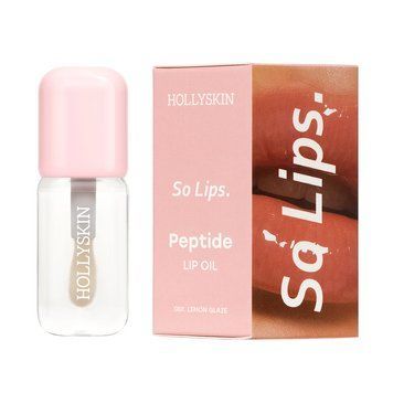 Зволожувальна олійка для губ HOLLYSKIN So Lips Peptide Lip Oil - № 001 (Lemon Glaze) 4823109703889 фото від MYRIAM