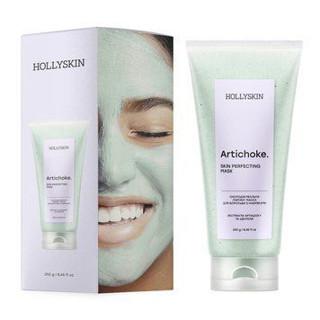 Охолоджувальна ліфтинг-маска для боротьби з набряками HOLLYSKIN Artichoke Skin Perfecting Mask 4823109701359 фото від MYRIAM