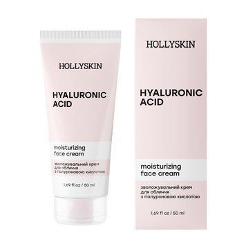 Зволожувальний крем для обличчя HOLLYSKIN Hyaluronic Acid з гіалуроновою кислотою 4823109700611 фото від MYRIAM