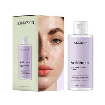 Охолоджувальний тонер для обличчя HOLLYSKIN Artichoke Skin Rerfecting Toner 4823109701878 фото від MYRIAM