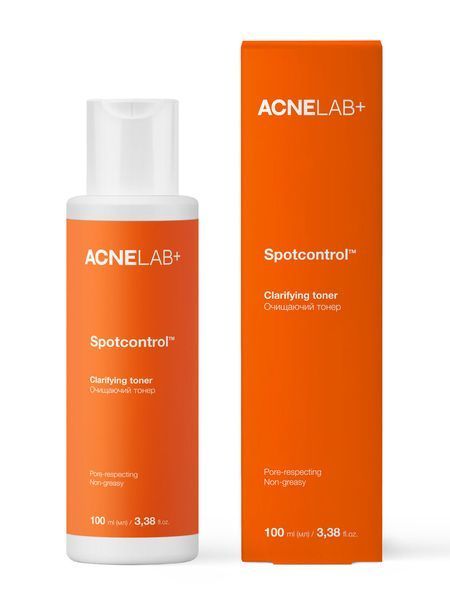 Очищаючий тонер ACNELAB+ Spotcontrol Clarifying Toner 100 мл 52764192342384 фото від MYRIAM