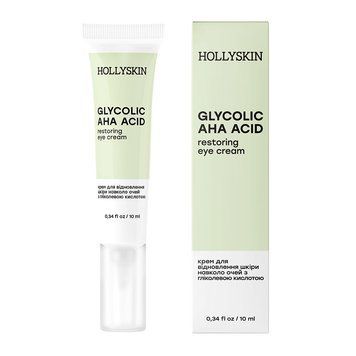 Крем для шкіри навколо очей HOLLYSKIN Glycolic AHA Acid з гліколевою кислотою 4823109700673 фото від MYRIAM