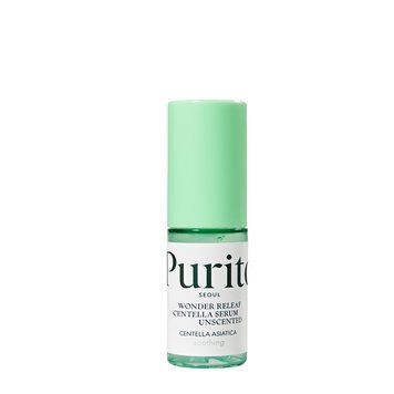 Мініатюра сироватки з екстрактом центелли без олій Purito Seoul Wonder Releaf Centella Serum Unscented 15 мл 8809563100804 фото від MYRIAM