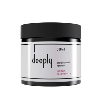 Маска для ламкого волосся deeply strength support hair mask 300 мл DP0043 фото від MYRIAM