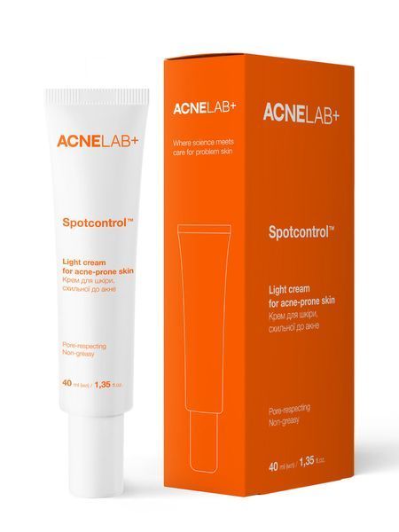 Крем для шкіри, схильної до акне ACNELAB+ Spotcontrol Light Cream 40 мл 52763955495280 фото від MYRIAM
