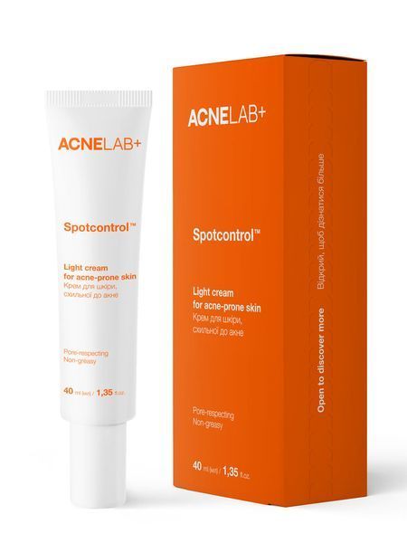 Крем для шкіри, схильної до акне ACNELAB+ Spotcontrol Light Cream 40 мл 52763955495280 фото від MYRIAM