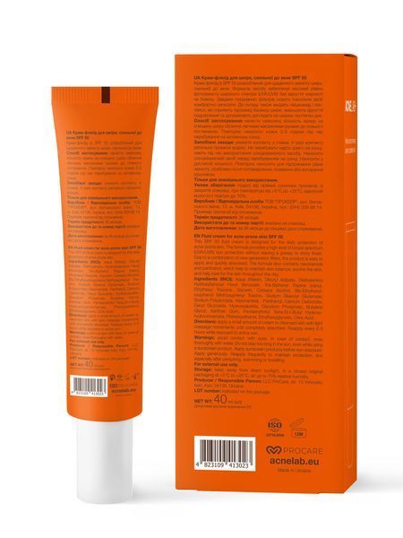 Крем-флюїд SPF 50 для шкіри, схильної до акне ACNELAB+ Spotcontrol 40 мл 52763969585520 фото від MYRIAM