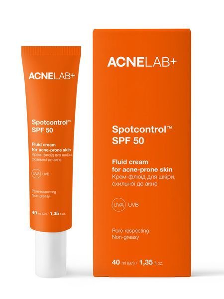 Крем-флюїд SPF 50 для шкіри, схильної до акне ACNELAB+ Spotcontrol 40 мл 52763969585520 фото від MYRIAM