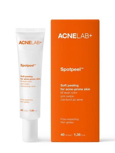 М&rsquo;який пілінг для шкіри, схильної до акне ACNELAB+ Spotpeel Soft Peeling 40 мл