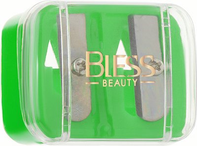 Точилка двойна для карандашей Bless Beauty - зеленая TKB-06 фото