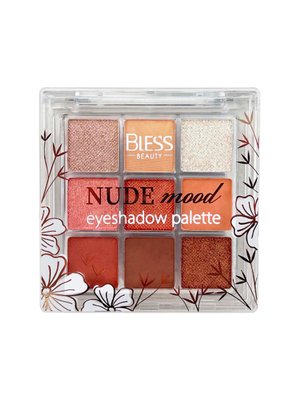 Палетка тіней для повік Bless Beauty Nude Mood (9 кольорів) - №3 BLNM9-03 фото