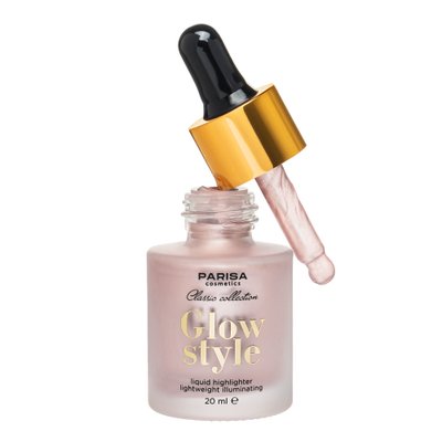 Рідкий хайлайтер для обличчя Parisa Cosmetics Glow Style Liquid Highlighter PH-03 №3 PH03-03 фото