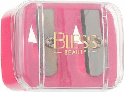Точилка подвійна для олівців Bless Beauty - світло-рожева TKB-08 фото