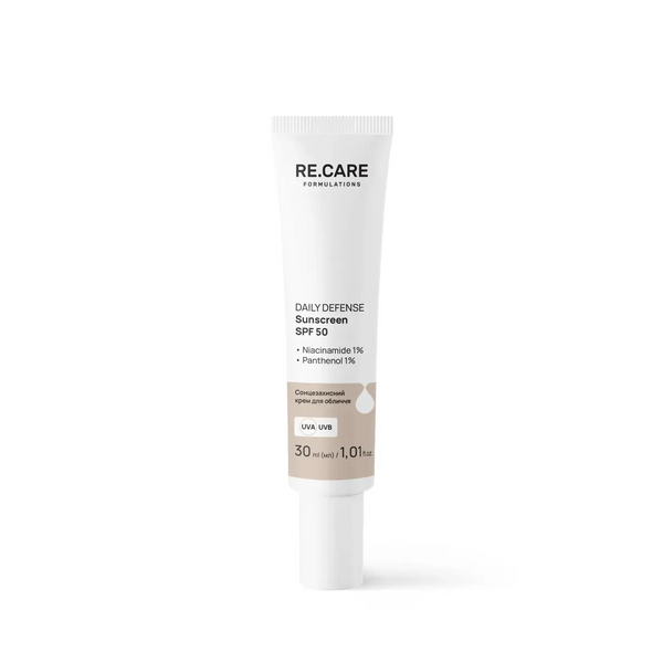 Сонцезахисний крем для обличчя Daily Defense Sunscreen SPF 50 RECARE 30 мл 4823109414174 фото від MYRIAM